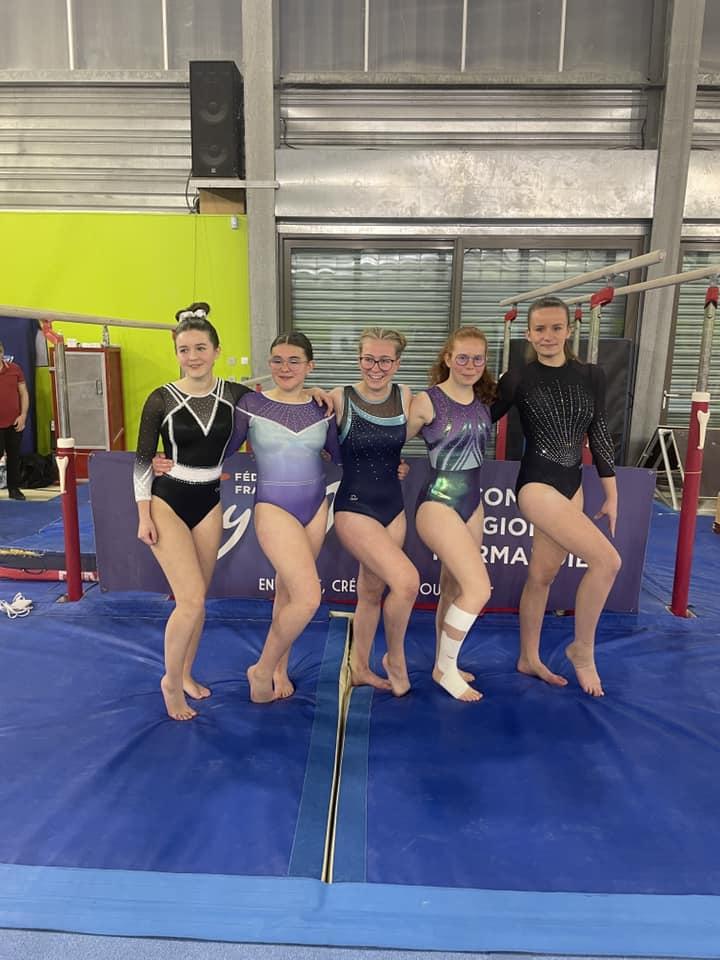 Rose, Maélyne, Alexandra, Elisa et Anaïs